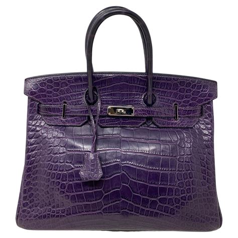 hermes birkin ghillies purple|hermes birkin purple.